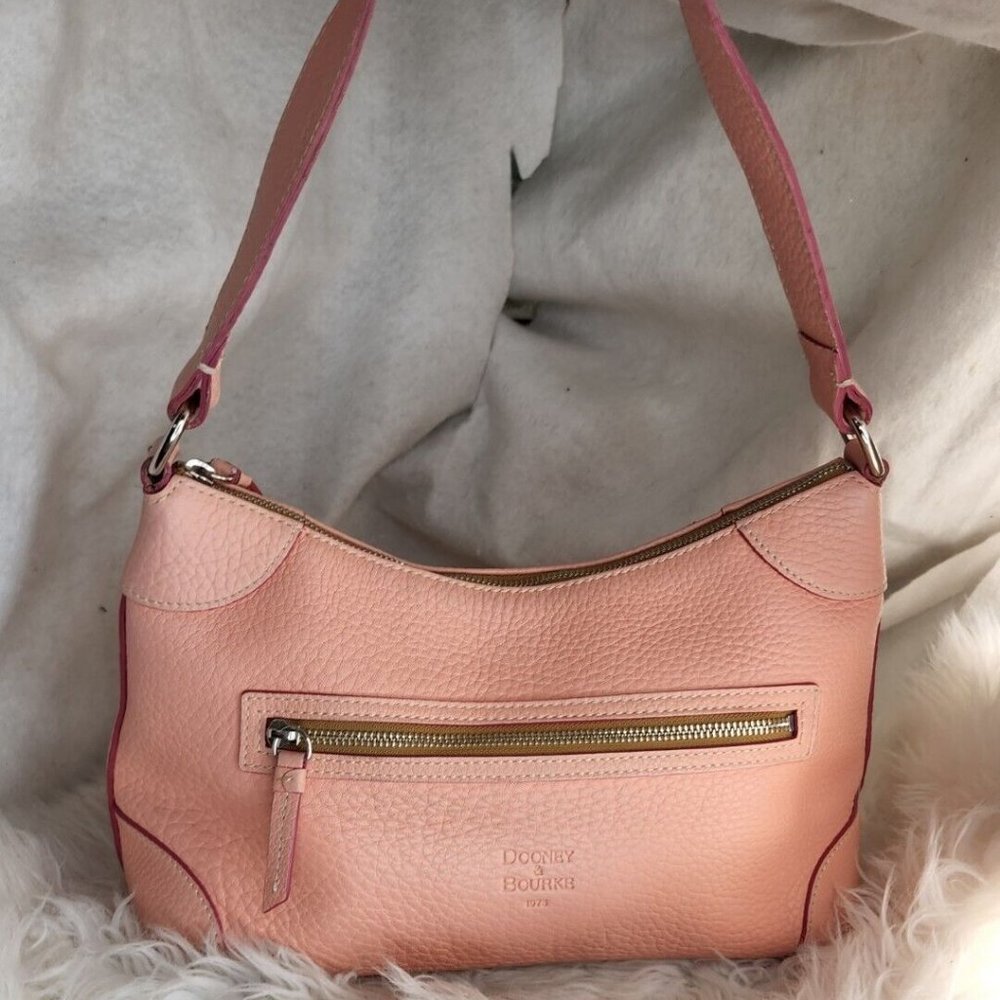 Authetic Pink Leather Dooney & Bourke Purse Handbag
